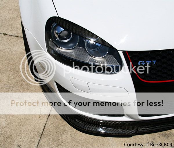 Carbon Fiber Volkswagen Golf 5 GTI Mk5 V Eyelid Eyebrow Car VW eBay