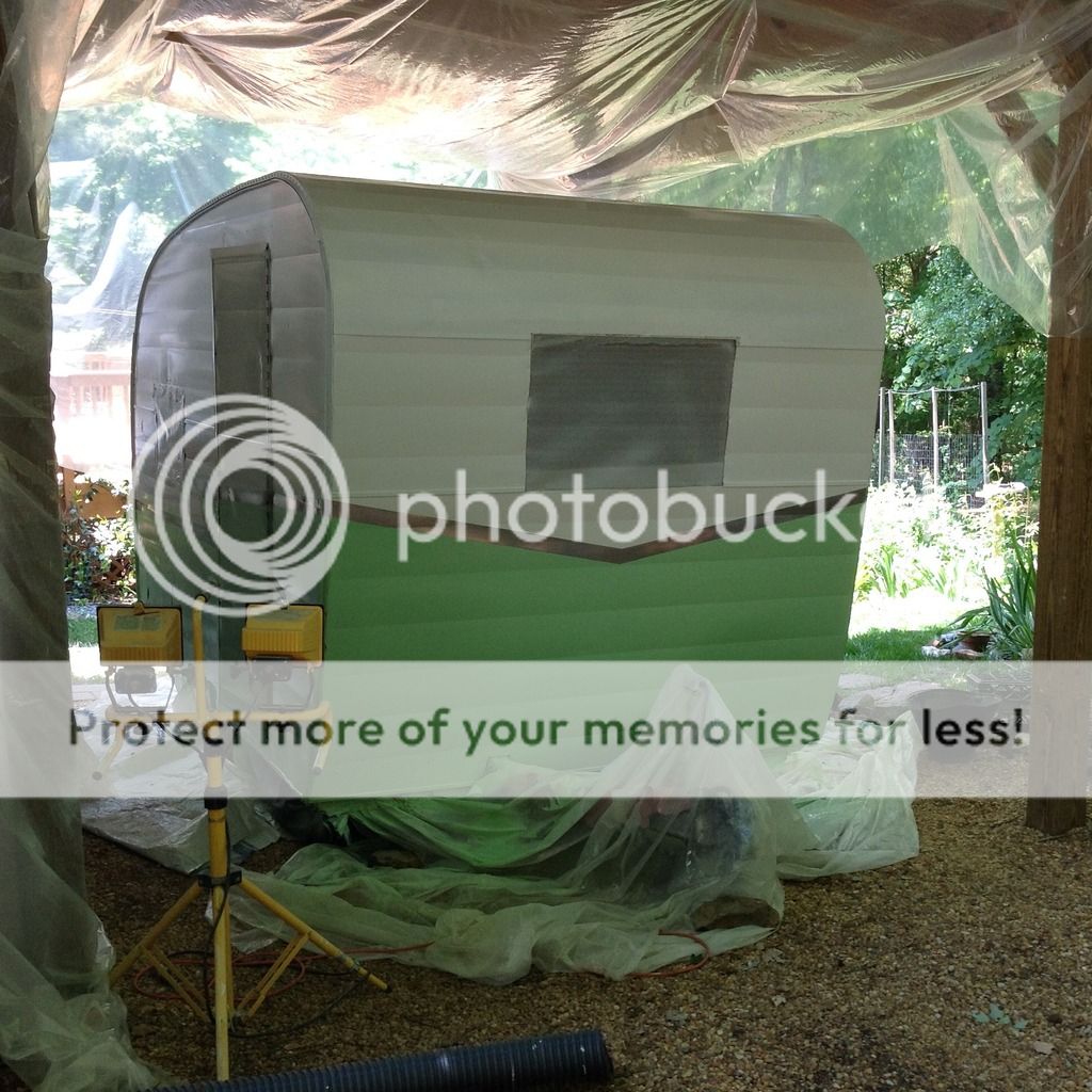 How to paint your camper for 200 Vintage Trailer Talk