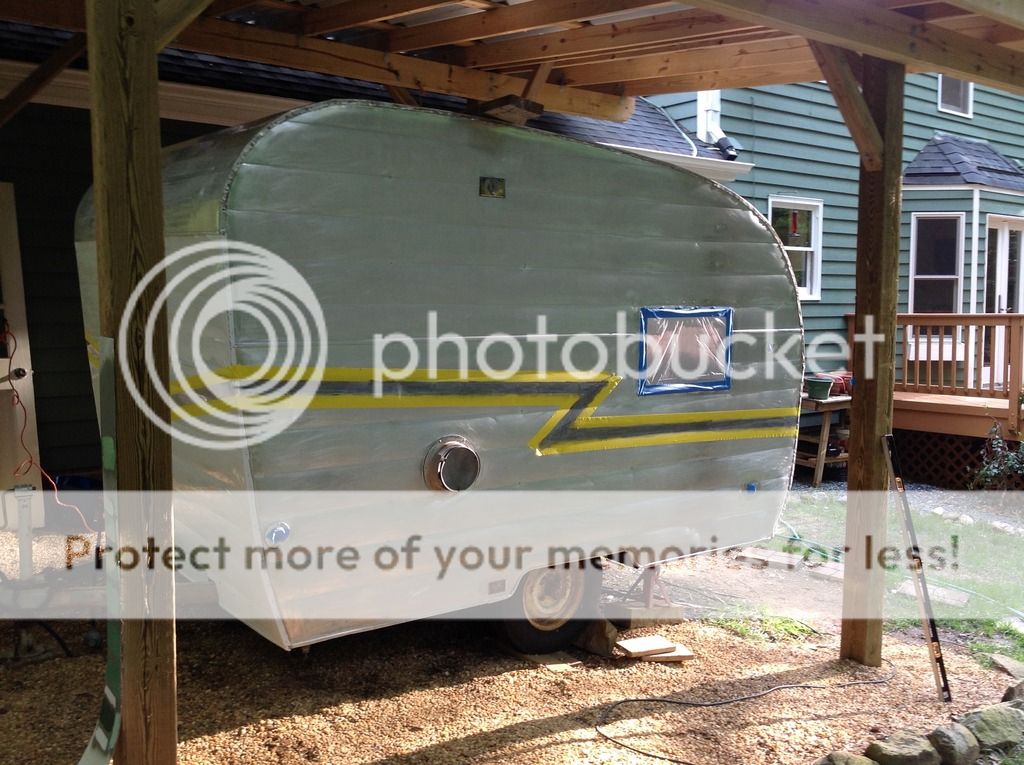 How to paint your camper for 200 Vintage Trailer Talk