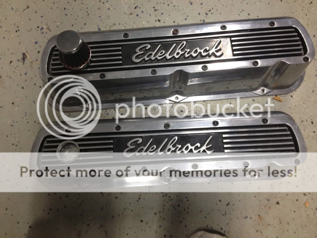 For Sale Edelbrock aluminum SBF valve covers Ford Mustang Forums